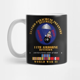 511th PIR 11th Airborne Div - WWII w PAC - PHIL SVC Mug